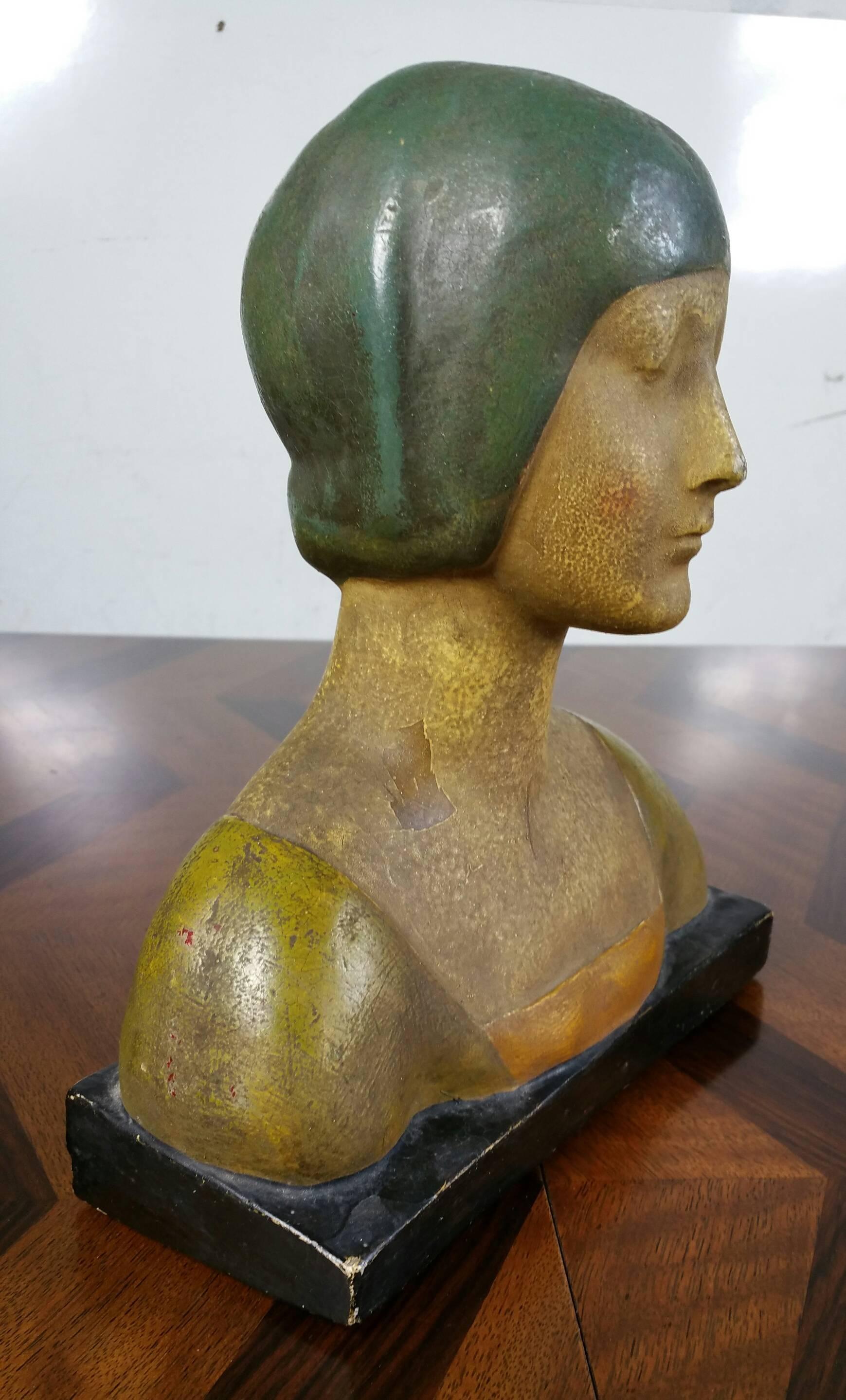 Wonderful Female bust,, depicting classic 