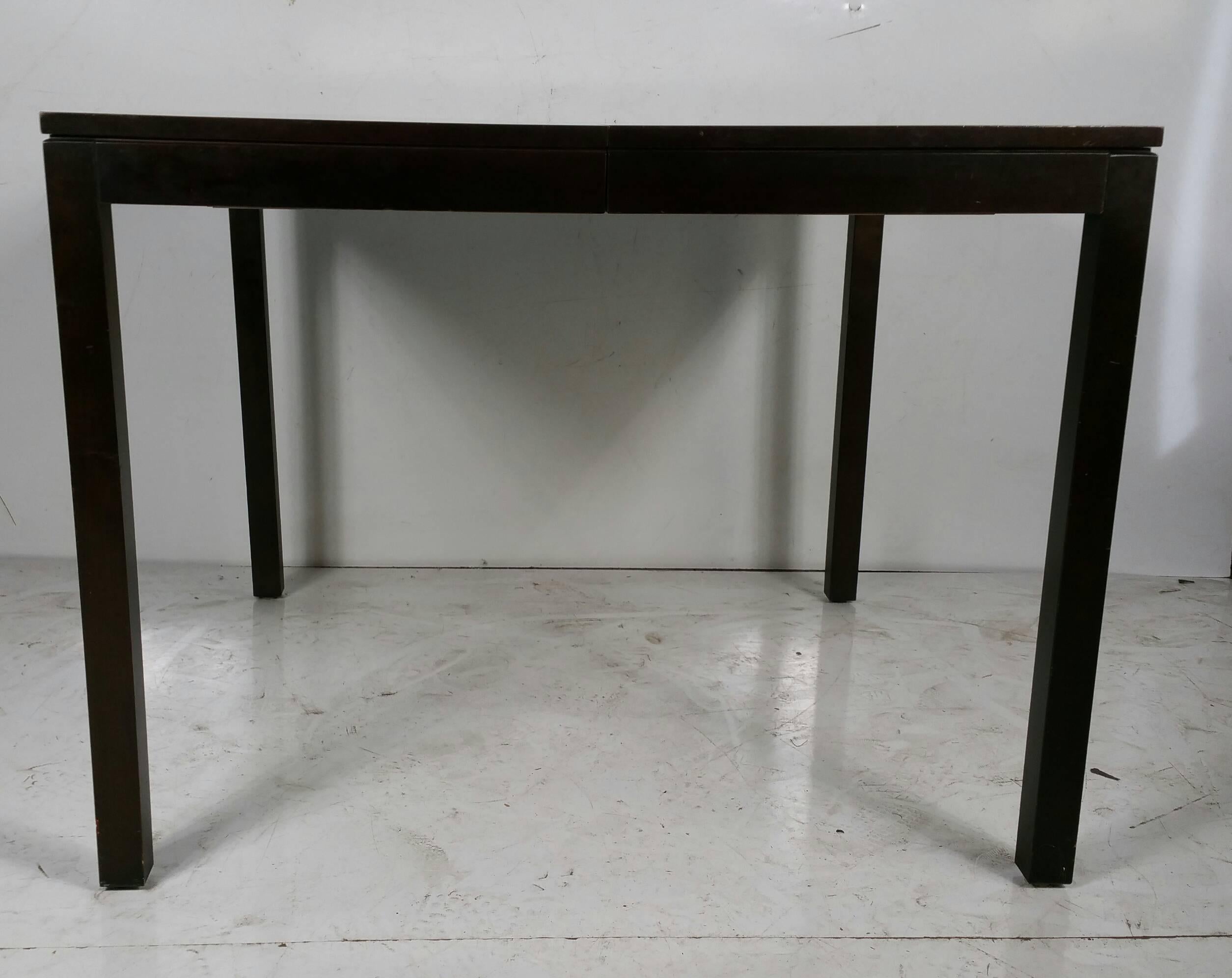 American Expanding Dining Table Designed by Milo Baughman for Directional