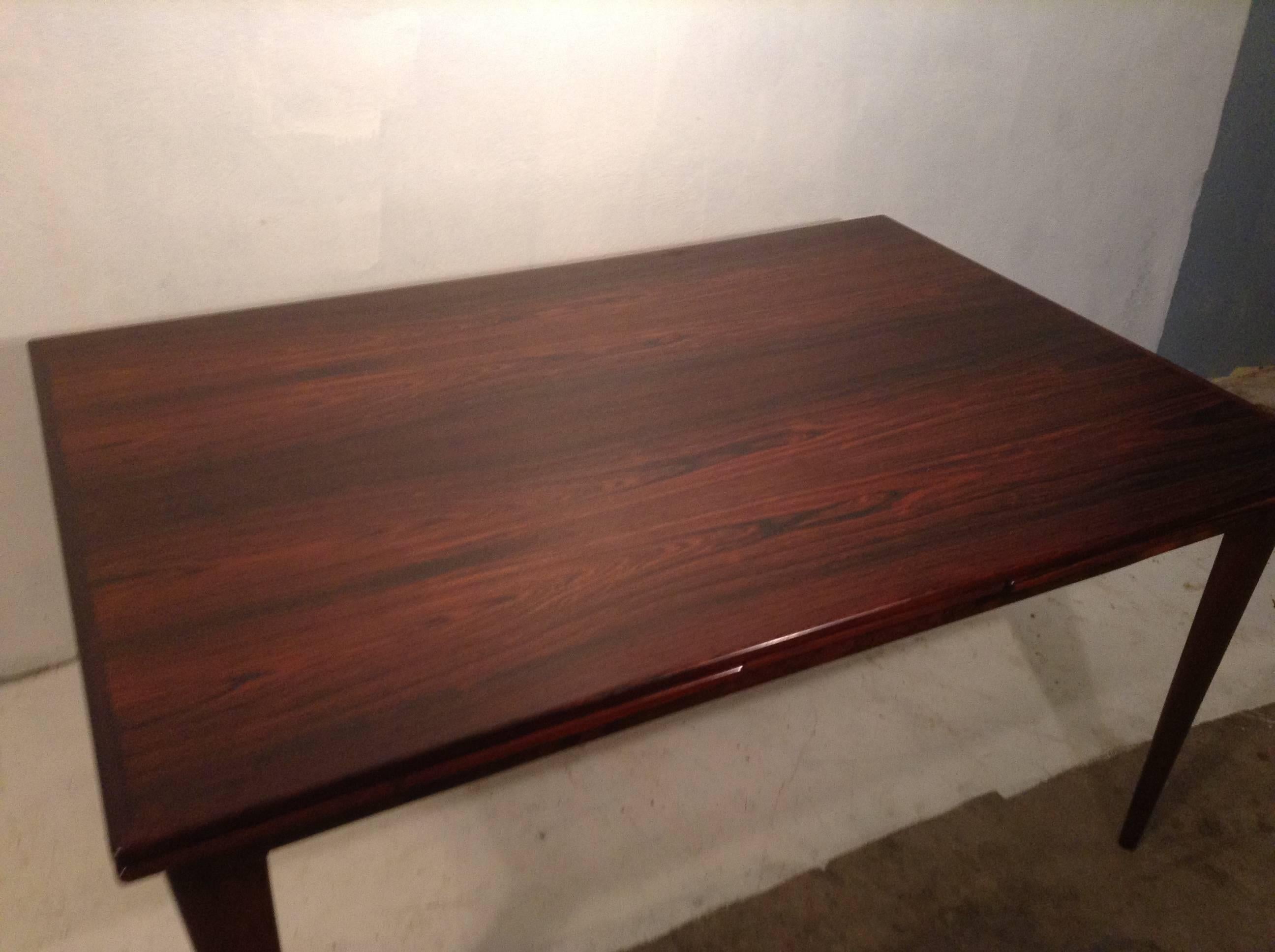 Niels Otto Møller Danish Expandable Rosewood Dining Table 1