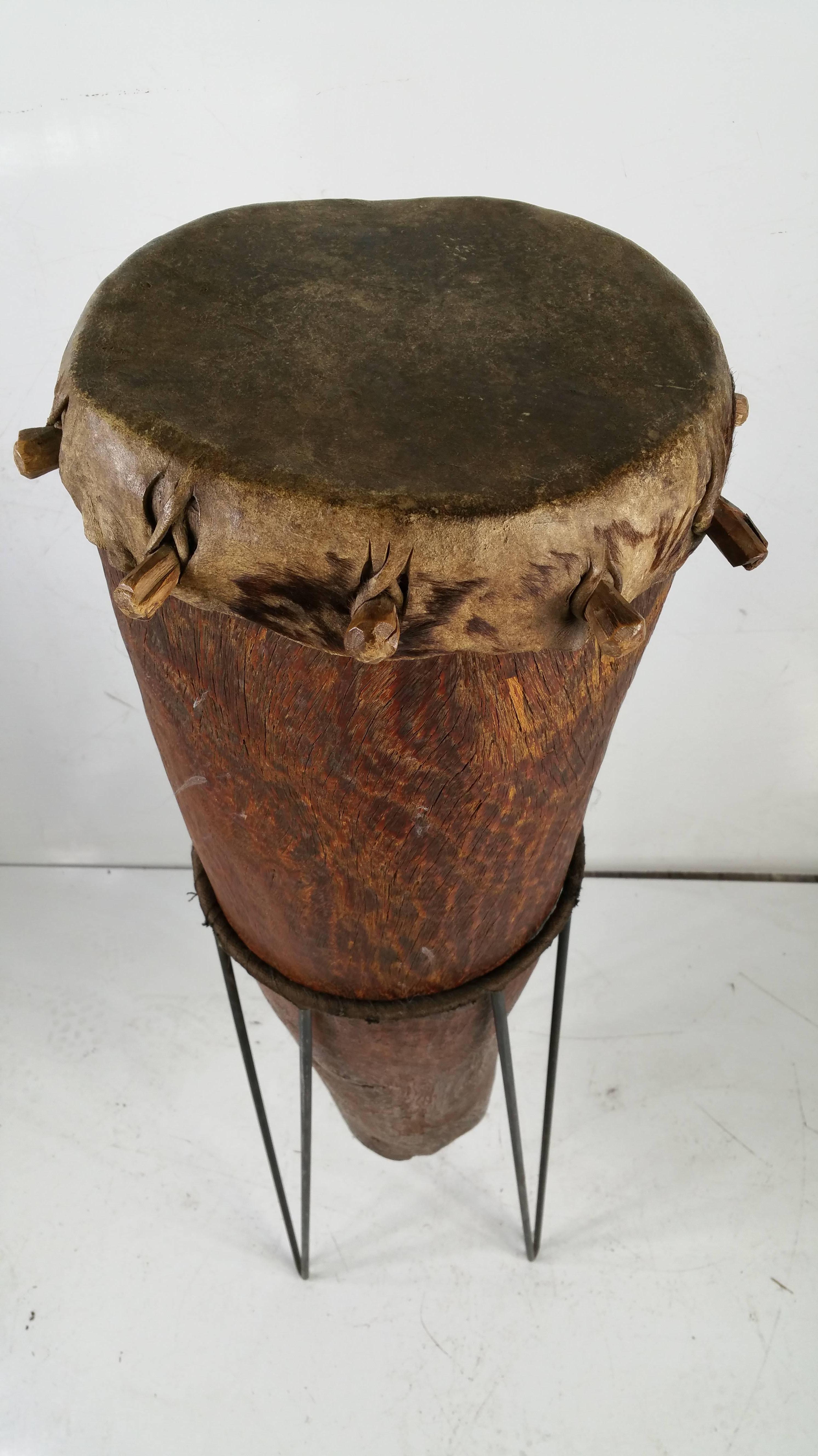 antique african drum