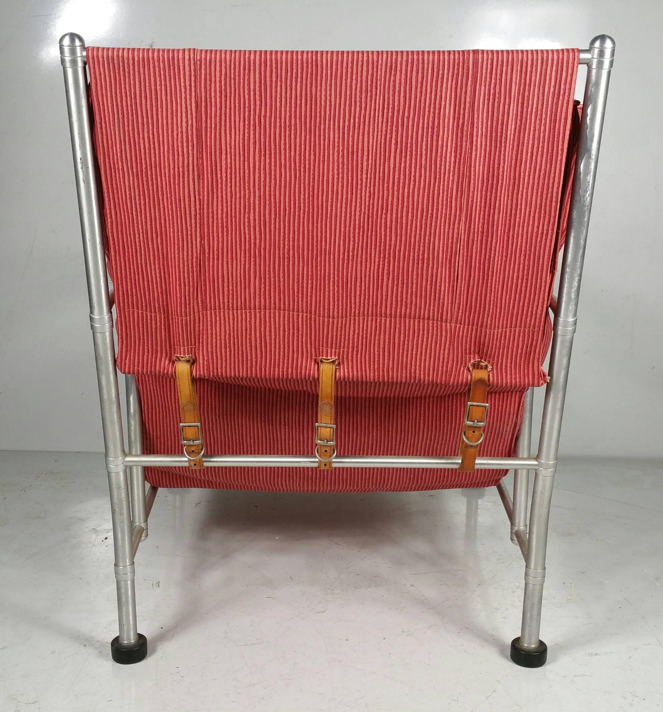 Warren McArthur Lounge Chair, Machine Age, Art Deco  1