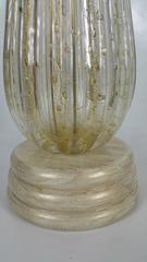 Modernist Barovier & Toso Style Fluted Murano Lamp