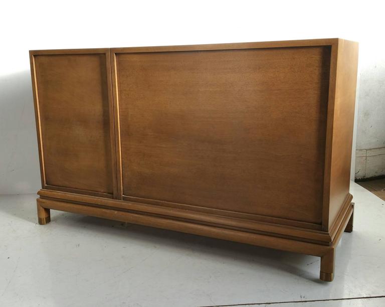 20th Century Asian Modern Three-Door Cabinet by Renzo Rutili, 1960s  For Sale