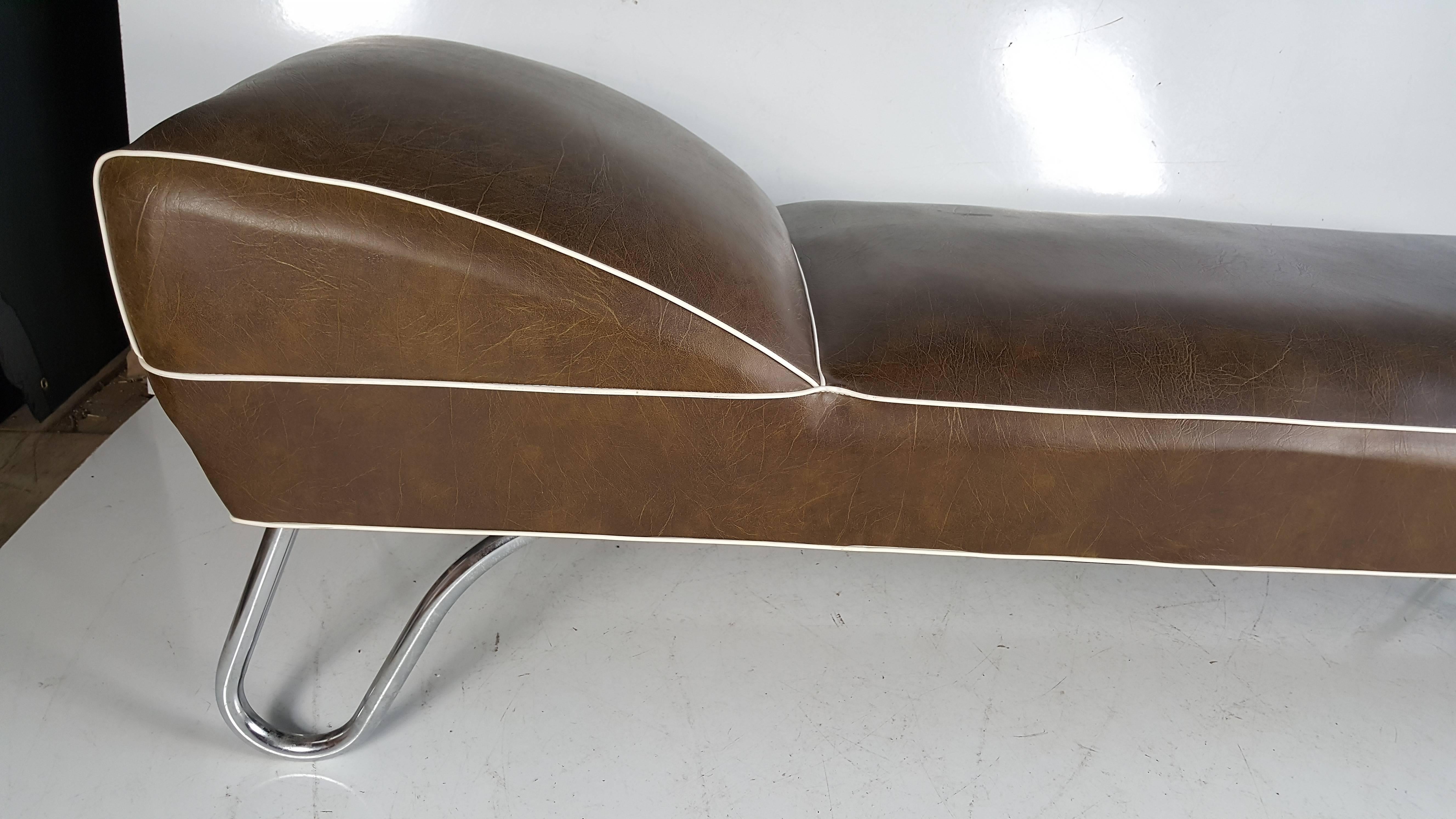 20th Century KEM Weber Daybed or Chaise Longue, Art Deco