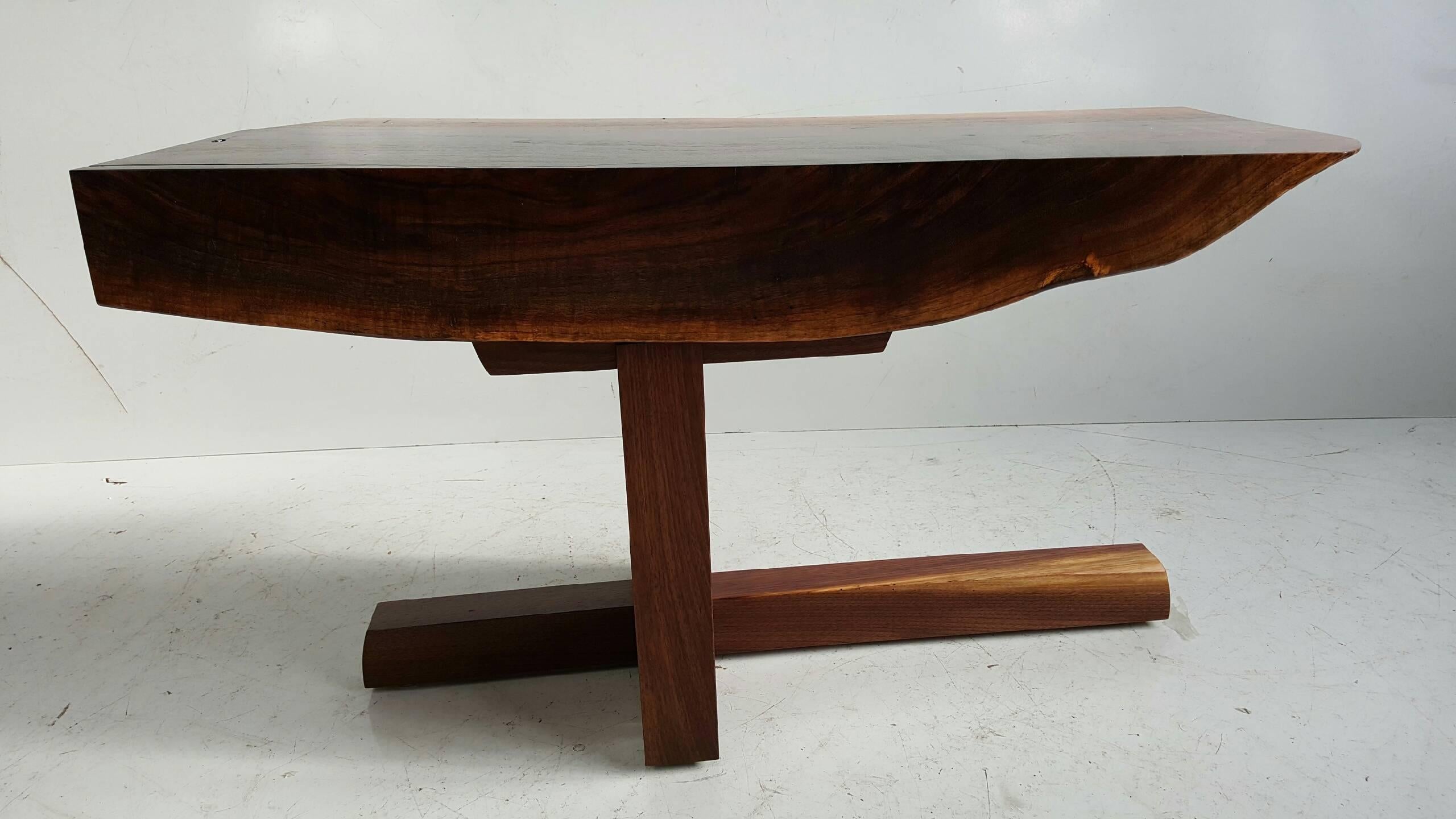 Contemporary Griff Logan Studio Workshop Free Edge Bench or Table in the Style of Nakashima