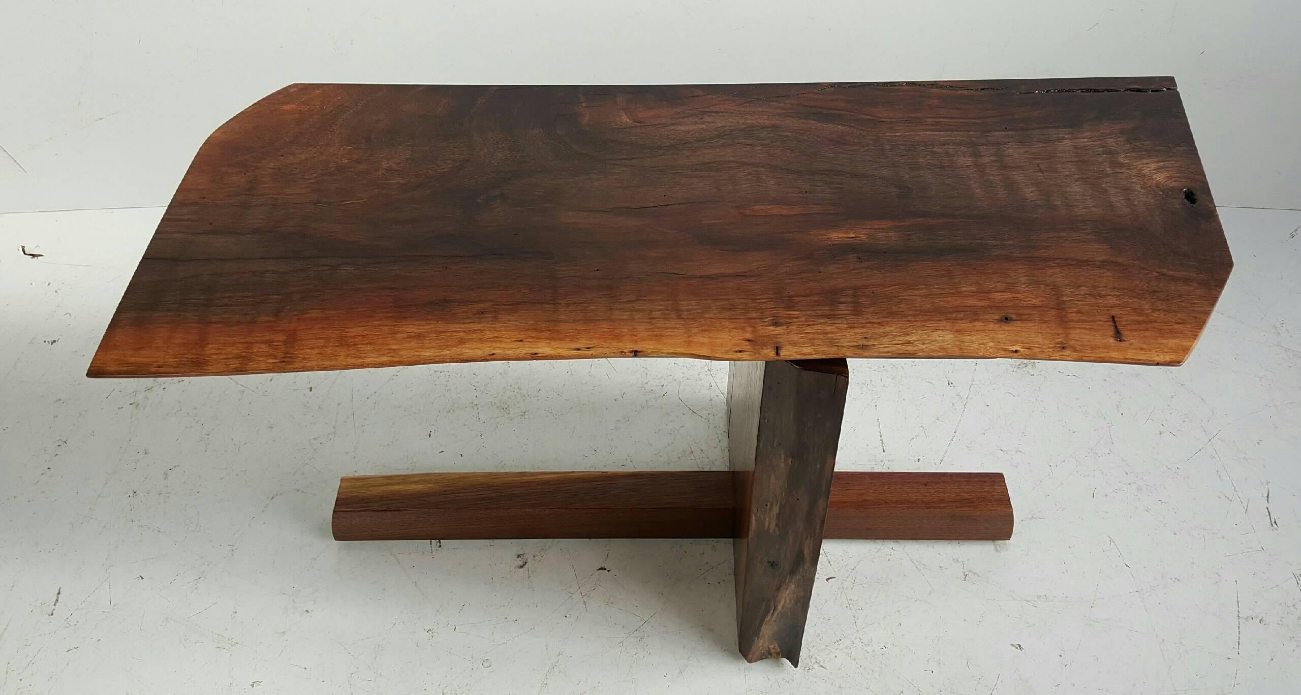 American Griff Logan Studio Workshop Free Edge Bench or Table in the Style of Nakashima