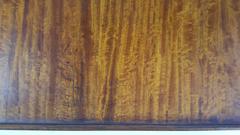 Post Modern Satinwood Cocktail Table Pyramid Base Philippe Starck style