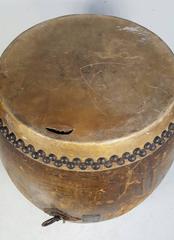 Large 19th Century Tanggu Drum, Traditional Taiko Japanese Drum