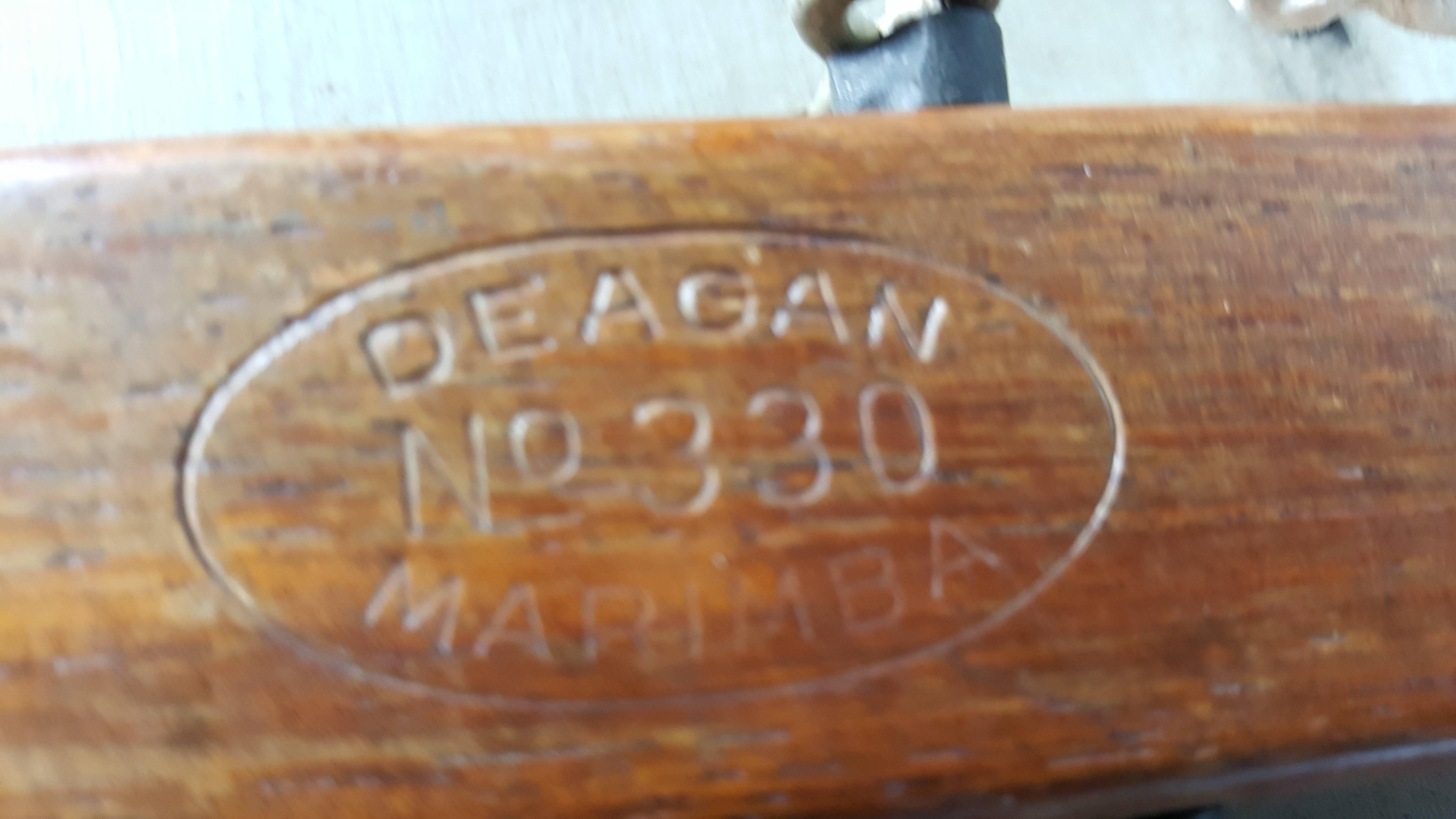20th Century Portable, Travel, Deagan Marimba, Model # 330, 3.5 Octave