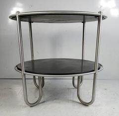 Classic Warren McArthur "J" Leg Art Deco Center Table