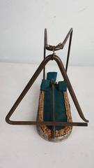 Unusual Folk Art Musical Triangle Instrument