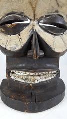 Carved Wooden Mask in the Style of Chokwe Tribal Ritual