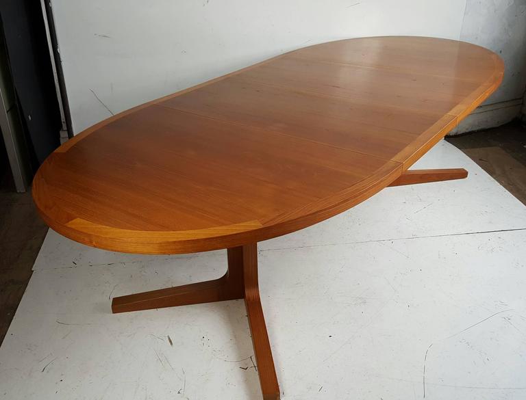 Danish Modern Expandable Teak Trestle Table, G-Plan ...