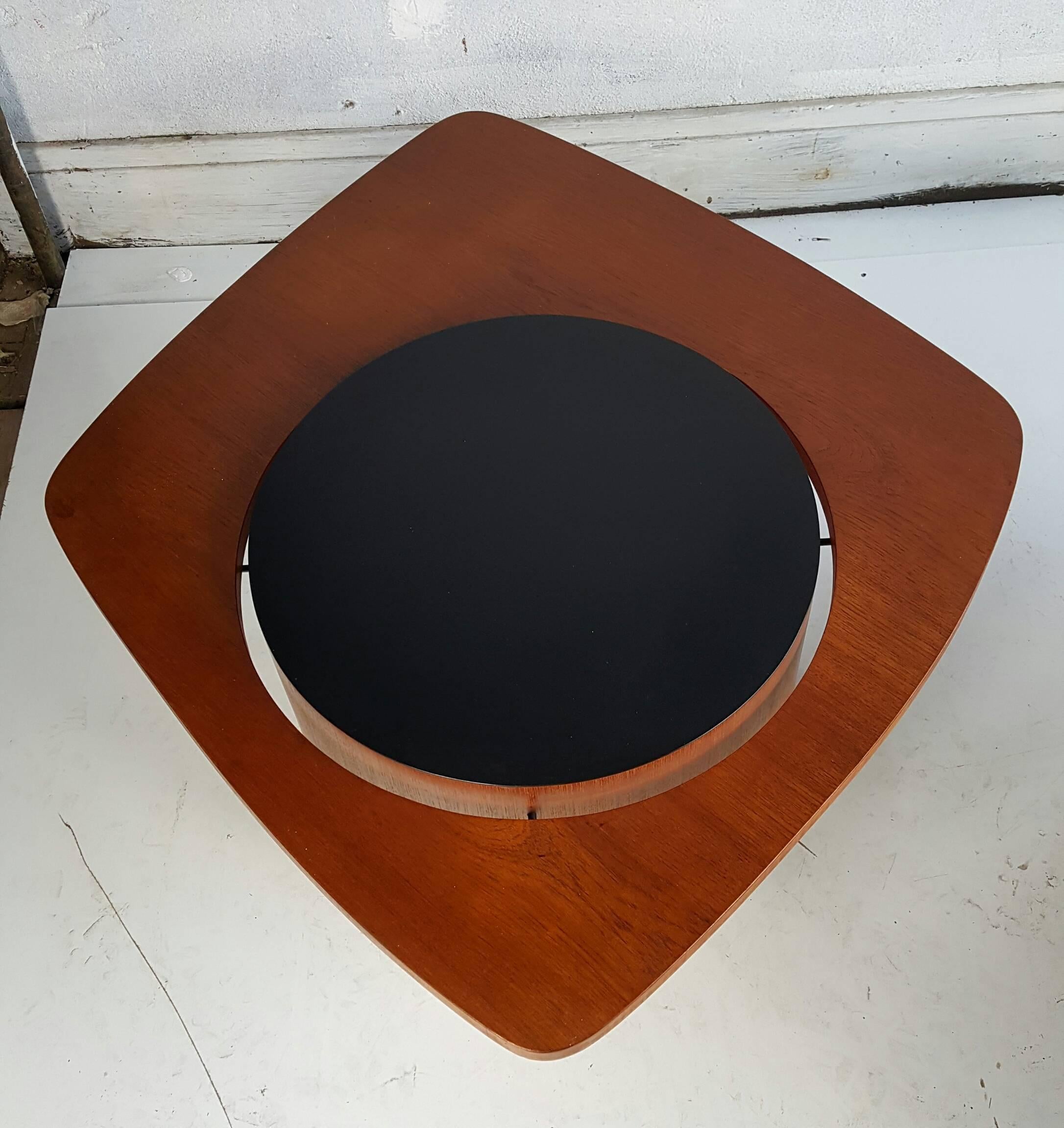 Rare Oversized Teak Expo 67 Pair of Cocktail Tables by RS Associates 2