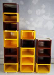 17 Piece Anna Castelli Ferrieri Set of Componibili Storage Units by Kartell
