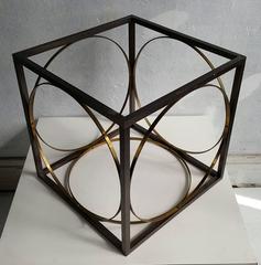 Modern Regency Bronze and Brass Table Base