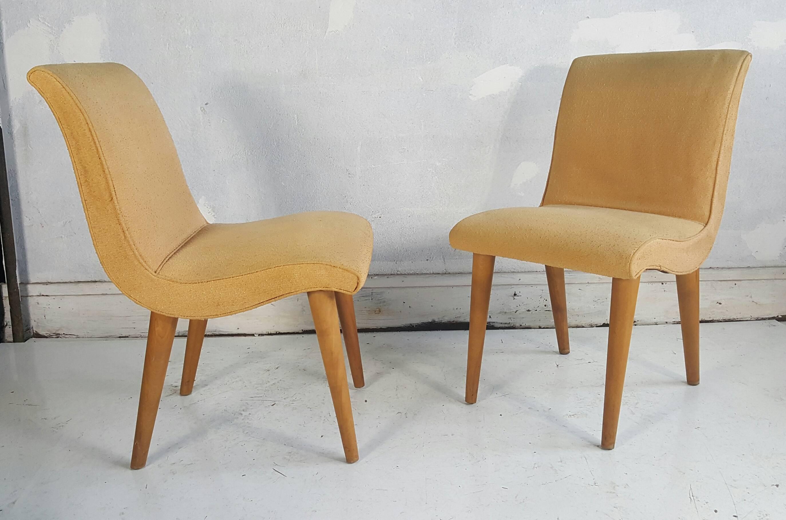 Set of Four Russel Wright for Conant Ball Dining Chairs, Modernist In Good Condition In Buffalo, NY