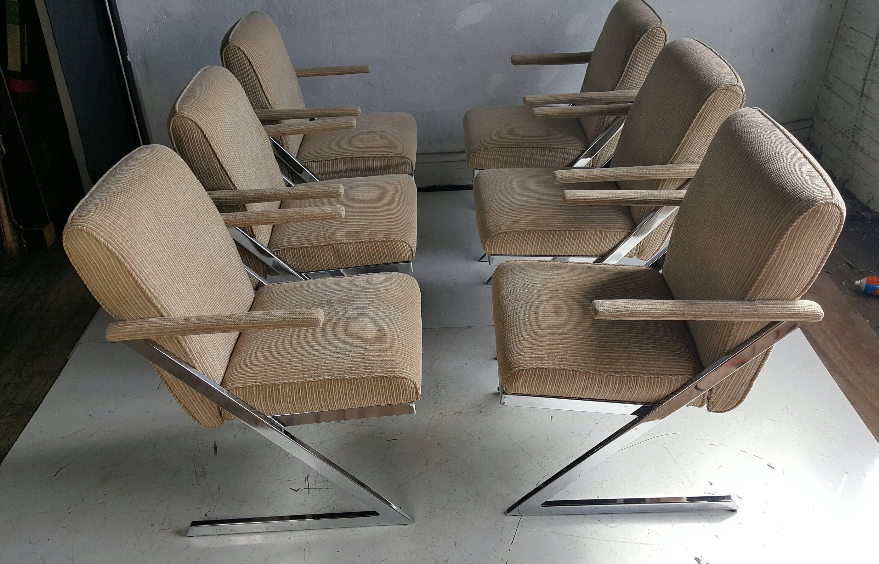 Ensemble de six chaises de salle à manger par DIA Bon état - En vente à Buffalo, NY