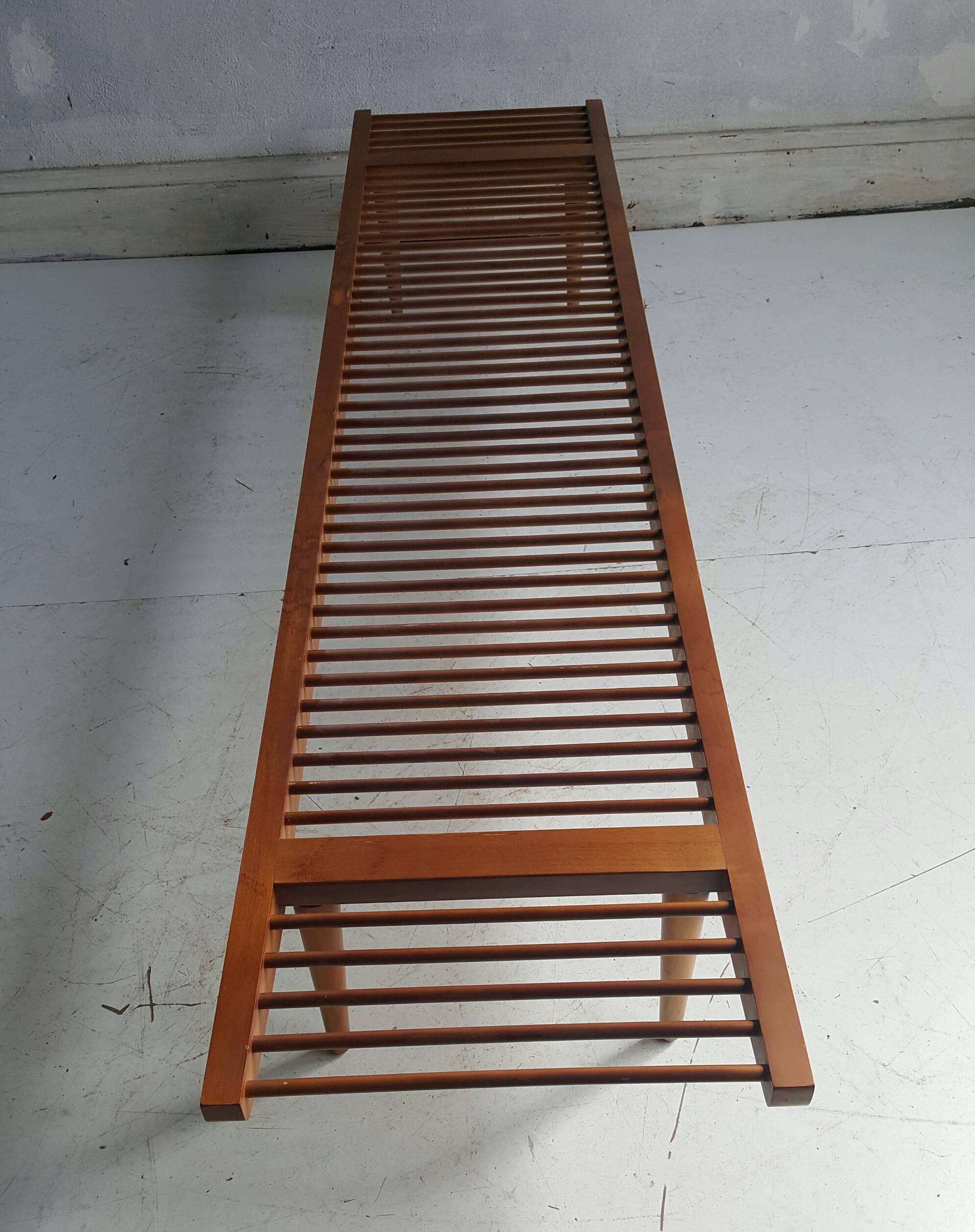 California Modern Bench or Coffee Table Designed by Milo Baughman In Good Condition In Buffalo, NY
