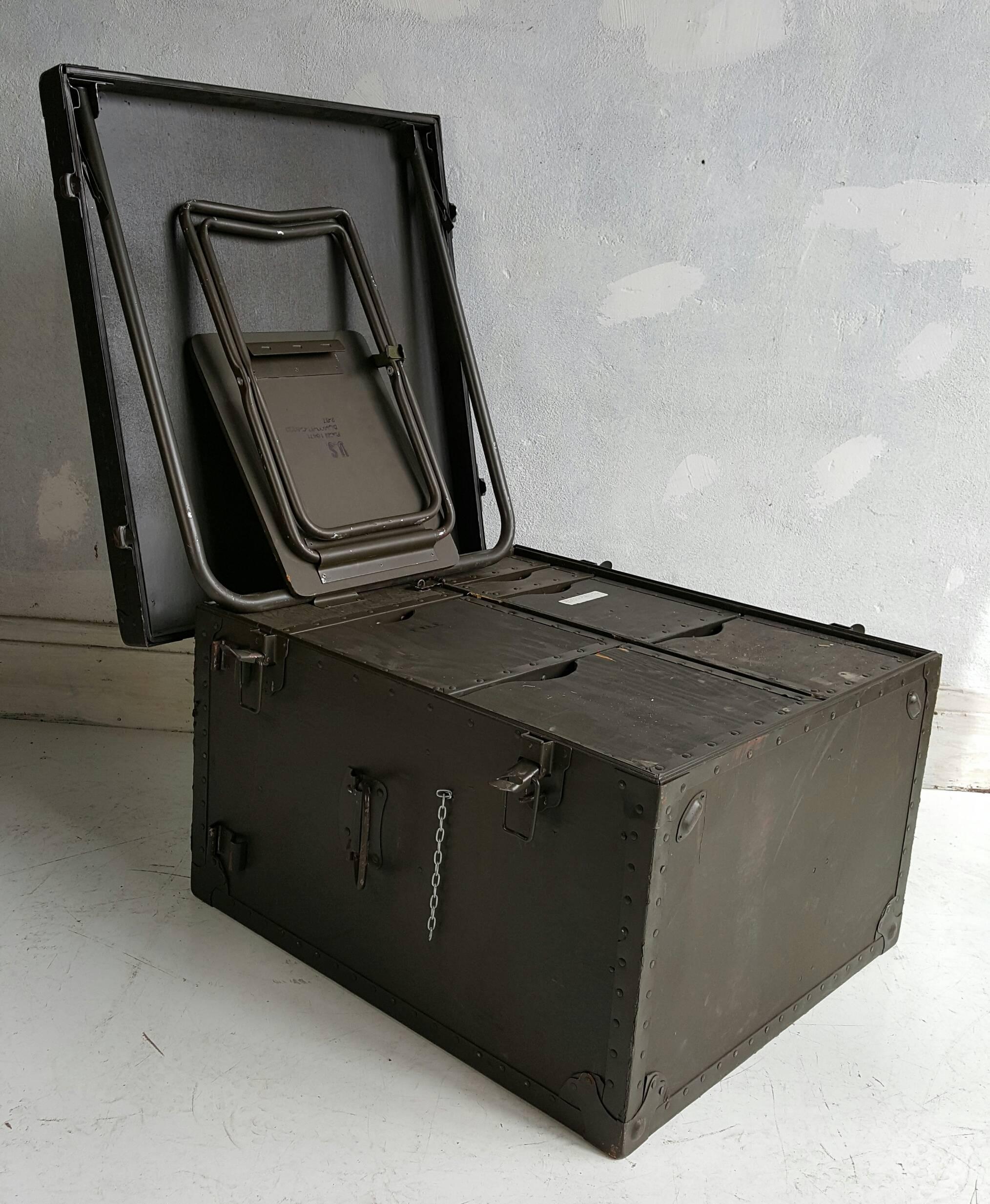 American Industrial Army Issue Portable Desk