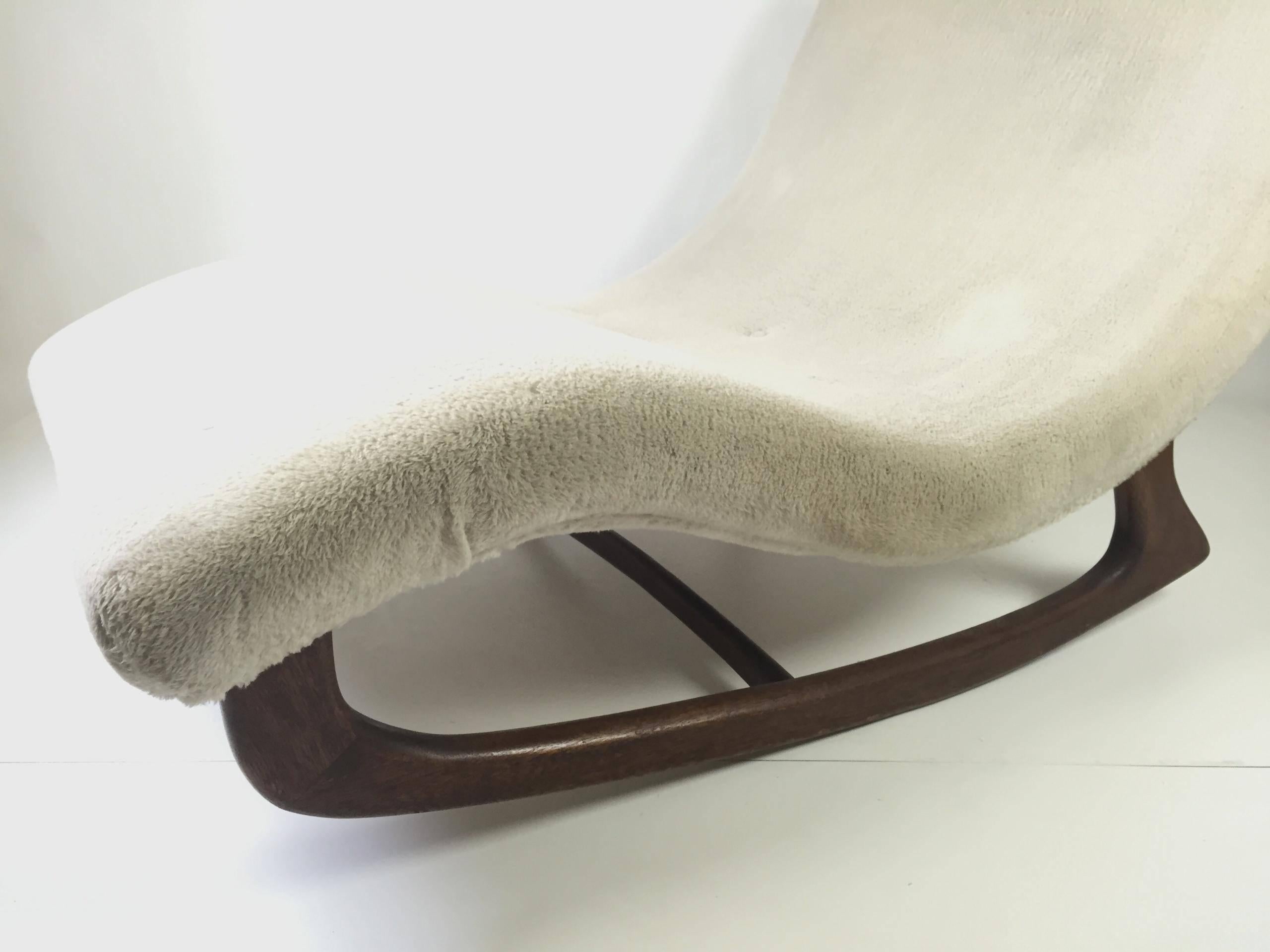 American Adrian Pearsall Partners Rocking Chaise Longue