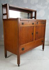 Arts and Crafts Oak Buffet or Server