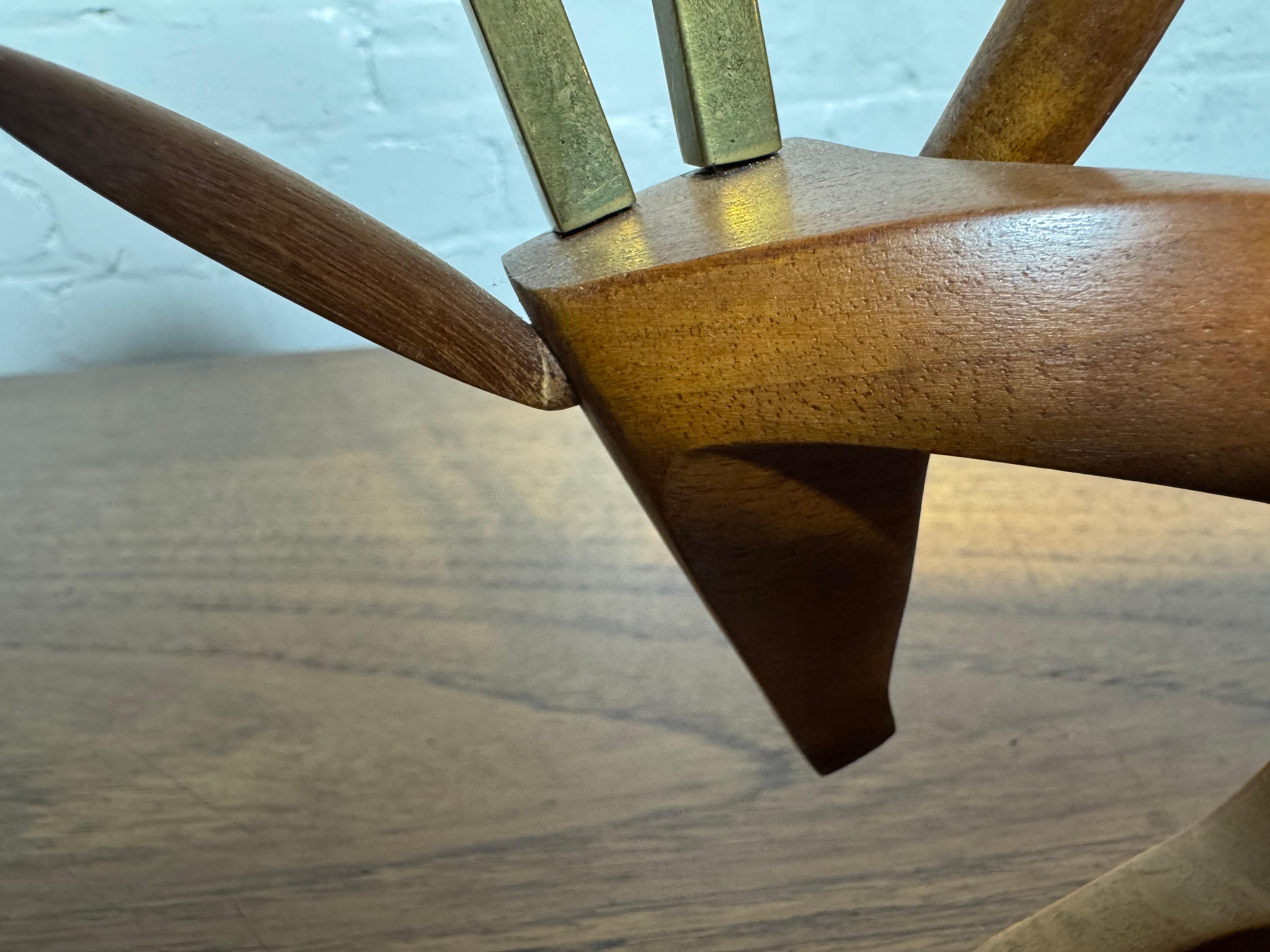 Franz Hagenauer  Antelope Werkstätte Hagenauer scultura in legno e ottone in vendita 1