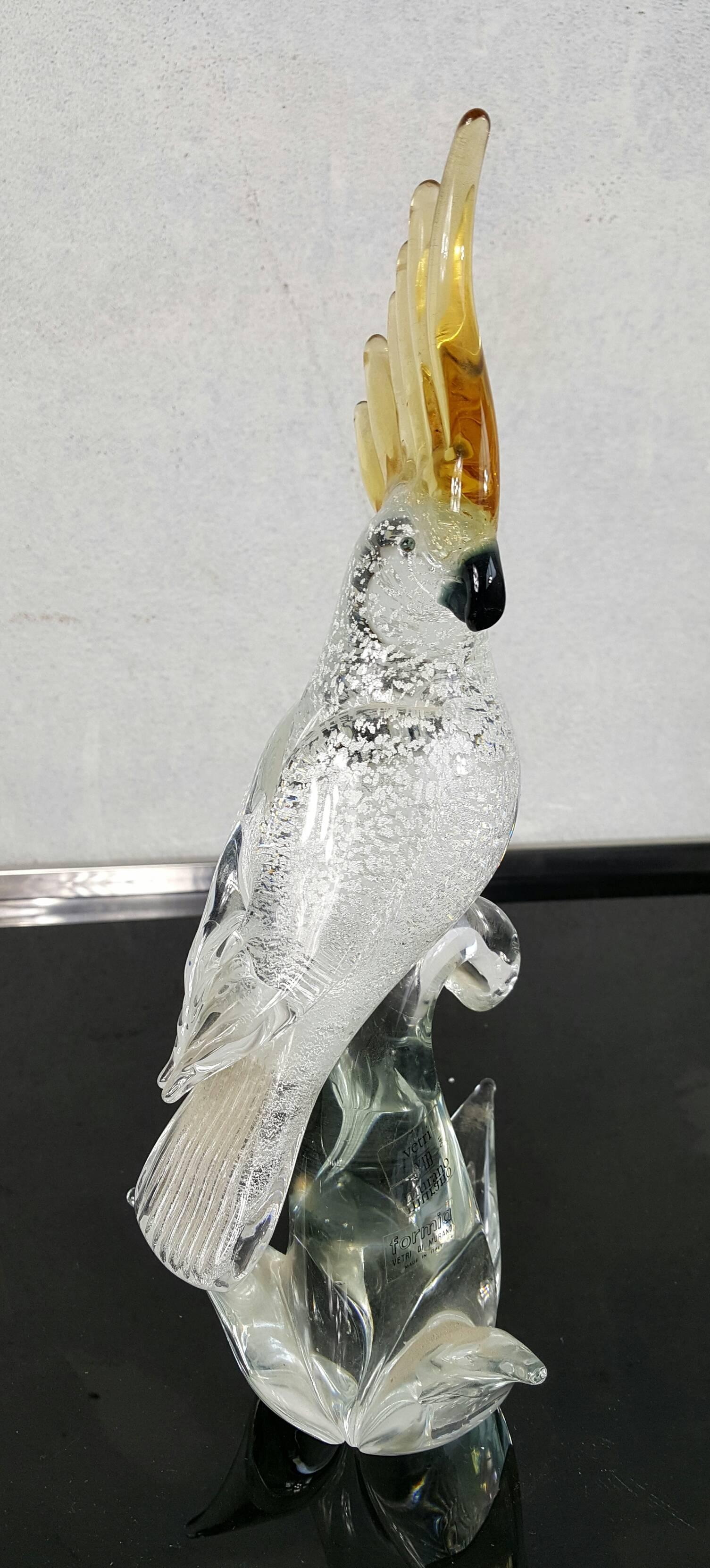 formia vetri di murano glass bird