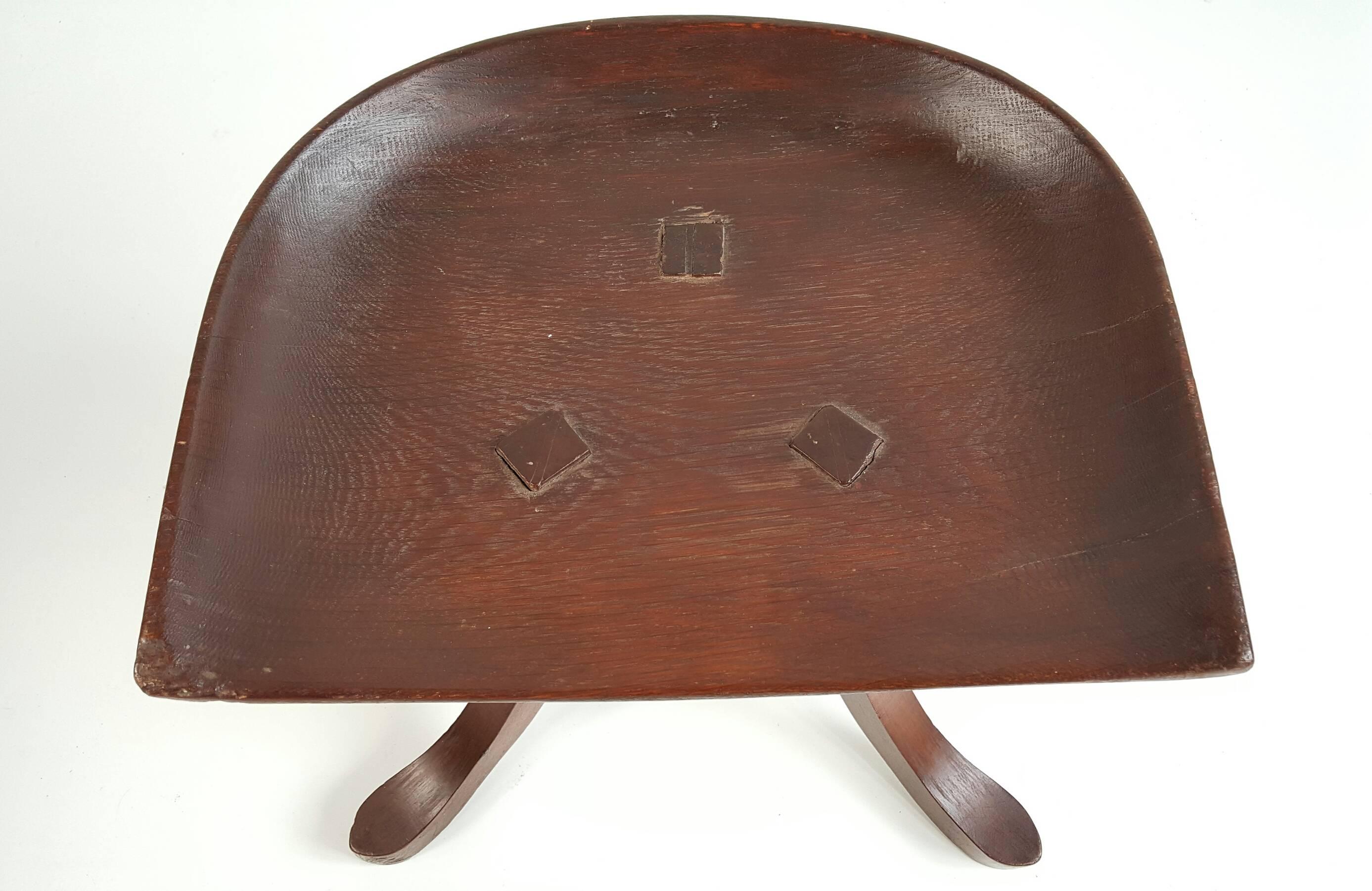 Adolf Loos Stool for J. Veillich, Austria, 1903 In Good Condition In Buffalo, NY