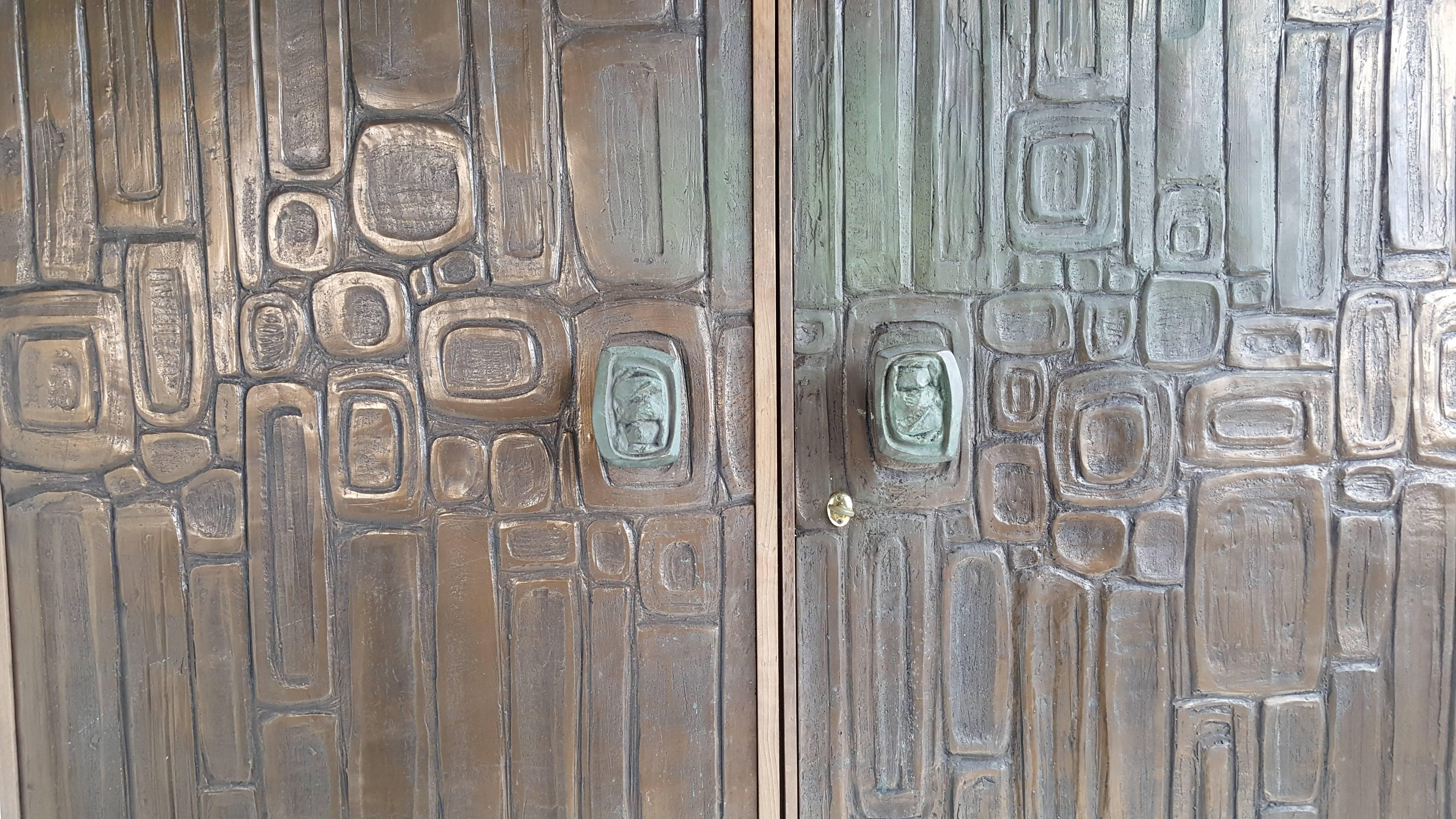 brutalist doors
