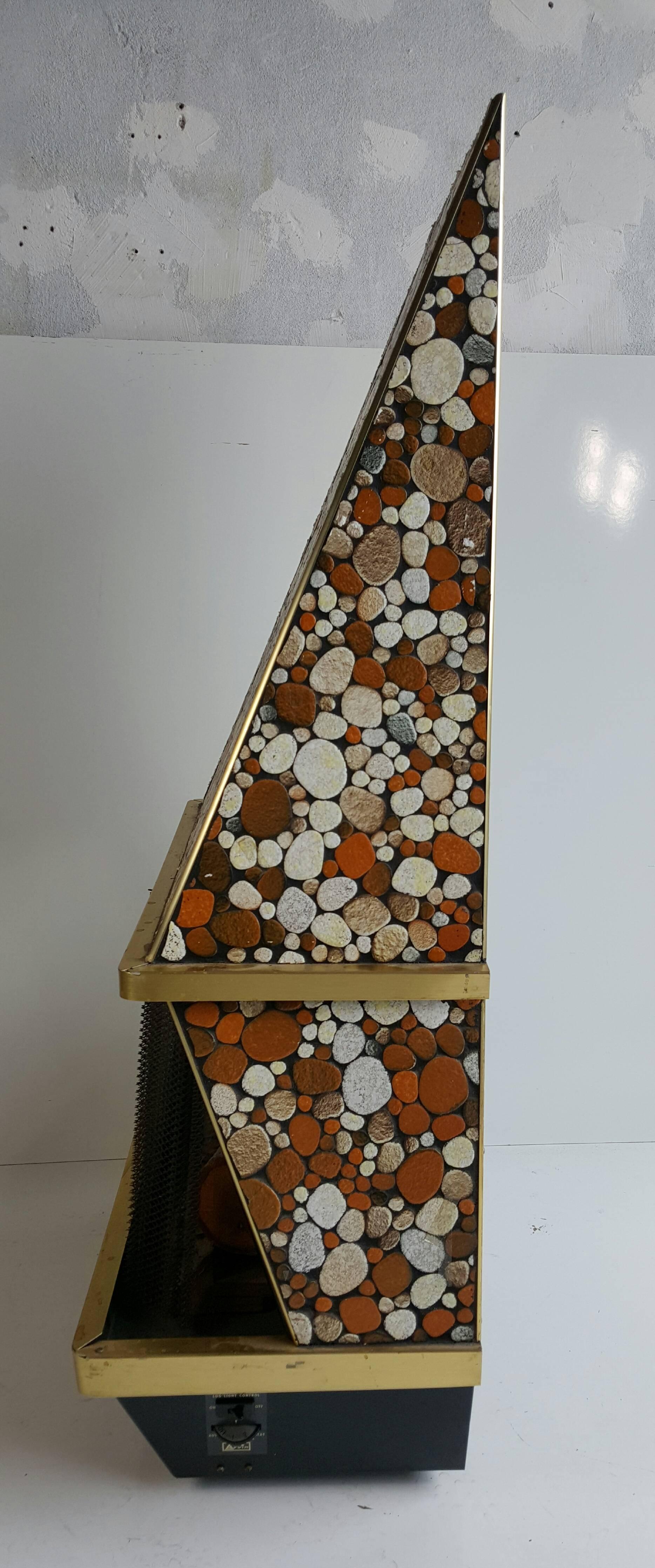 stone electric fireplaces