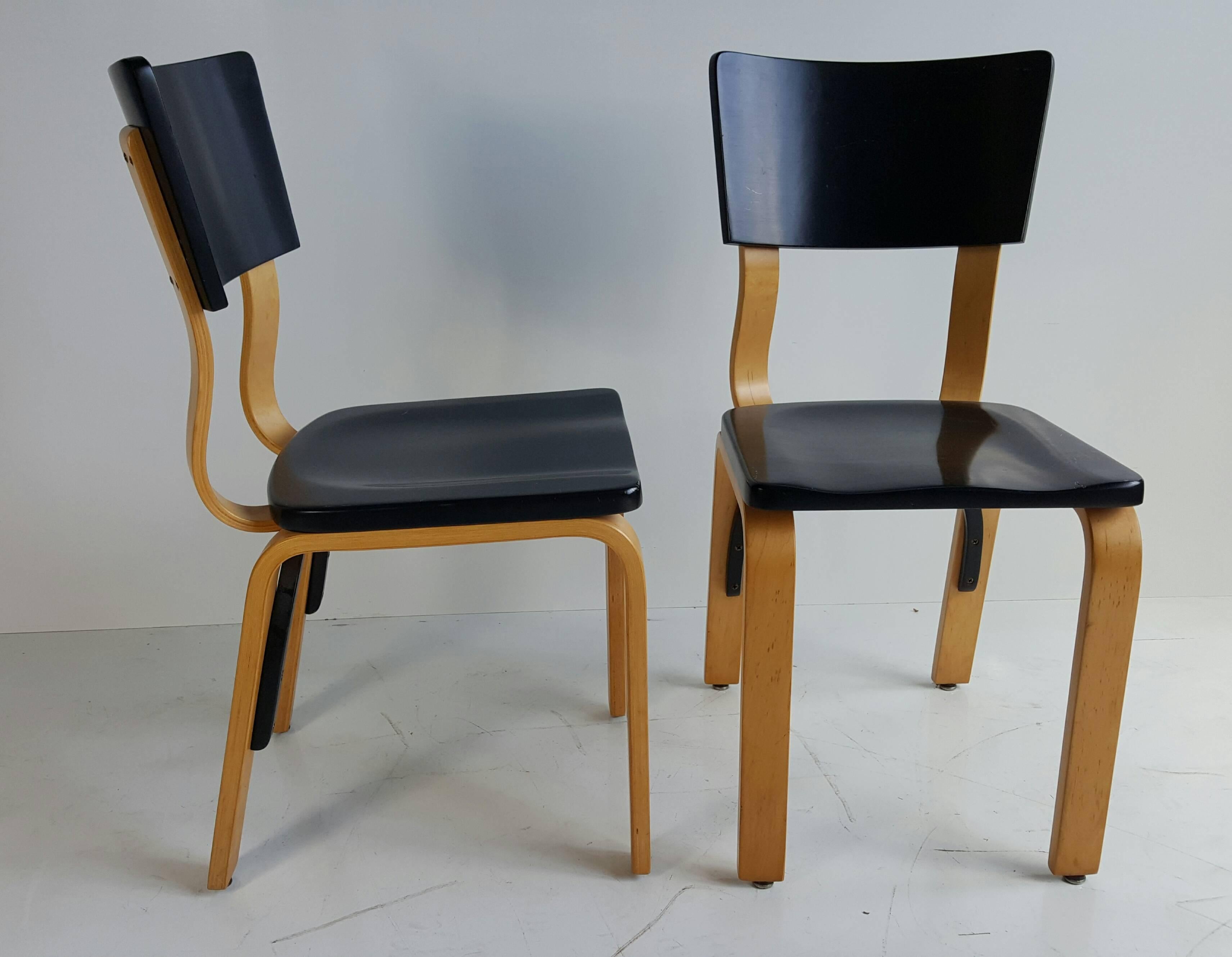 American Classic Modernist Bentwood Side Chairs by Thonet