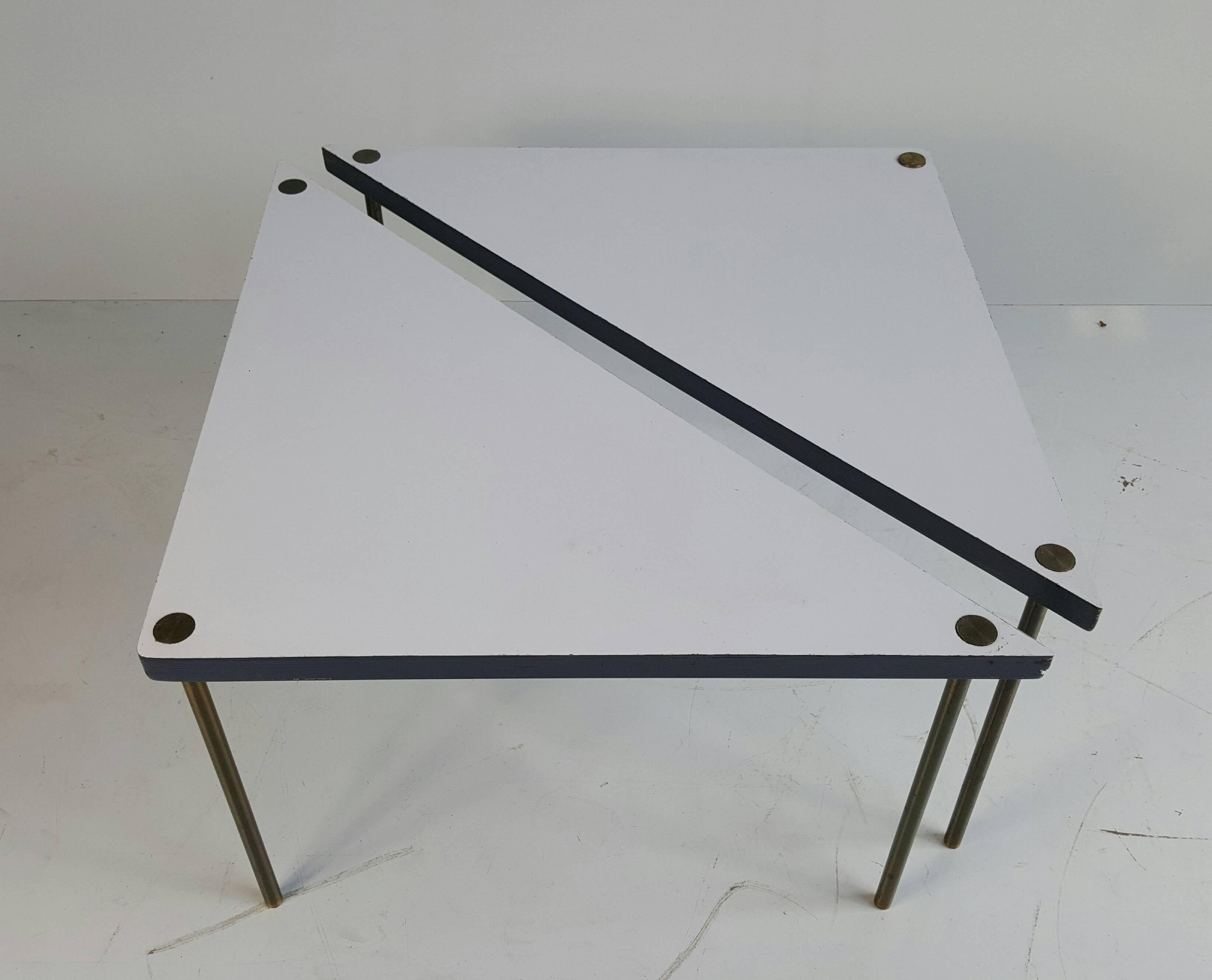 Lacquered Italian Modernist Occasional Tables, Stands or Pedestals For Sale