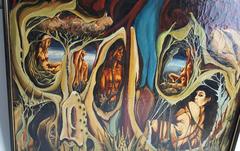 Monumental Surrealist Painting, Oil on Canvas, Glenn Fisher