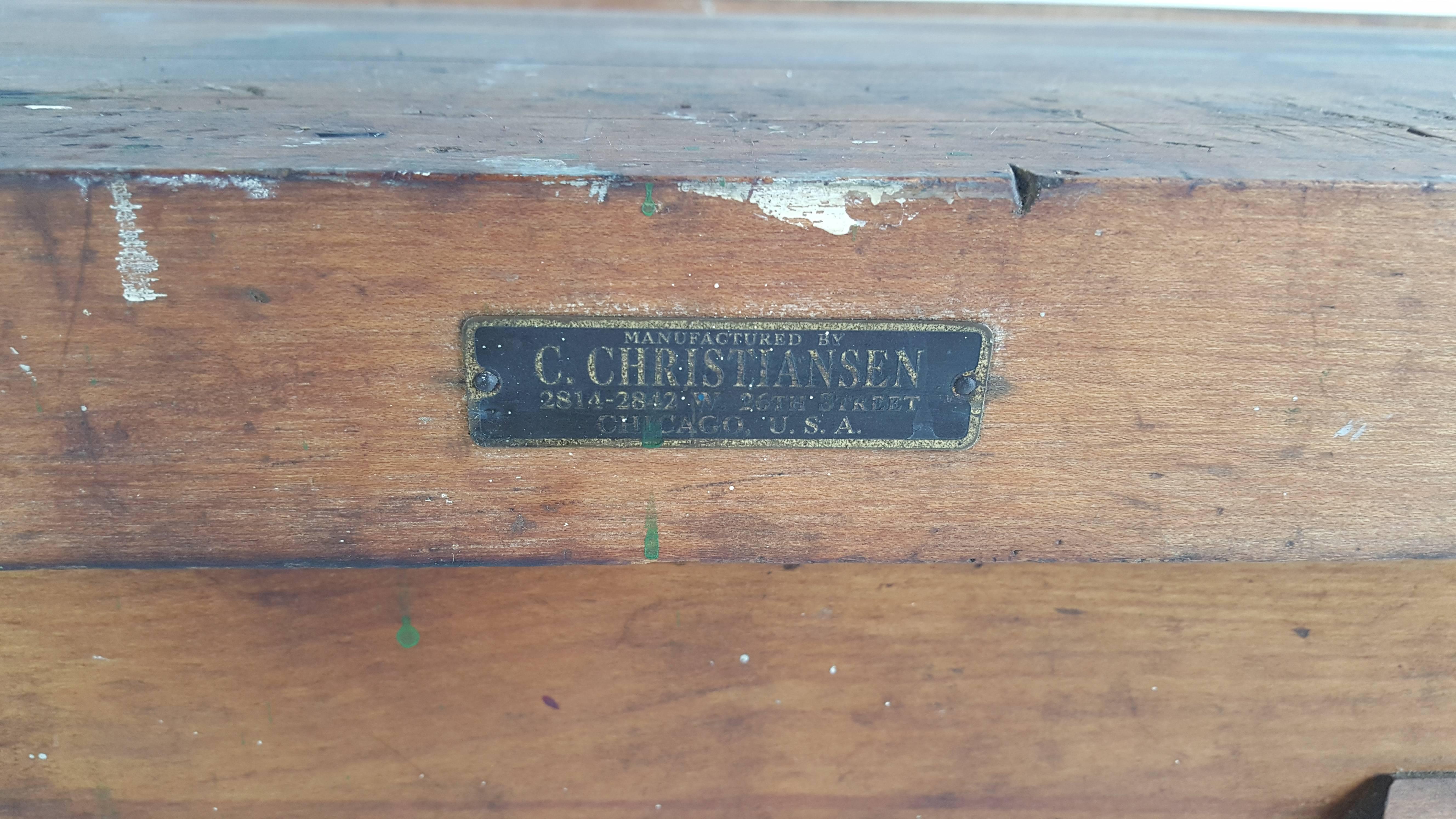 Small Industrial Work Bench, C. Christiansen, Abernathy Vice 2