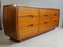 Bench Made, Hand-Crafted Modernist Nine-Drawer Dresser