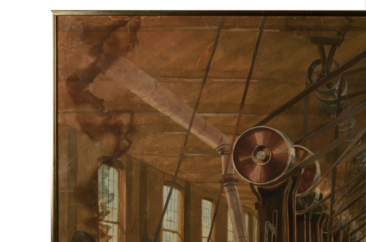 painting of factory