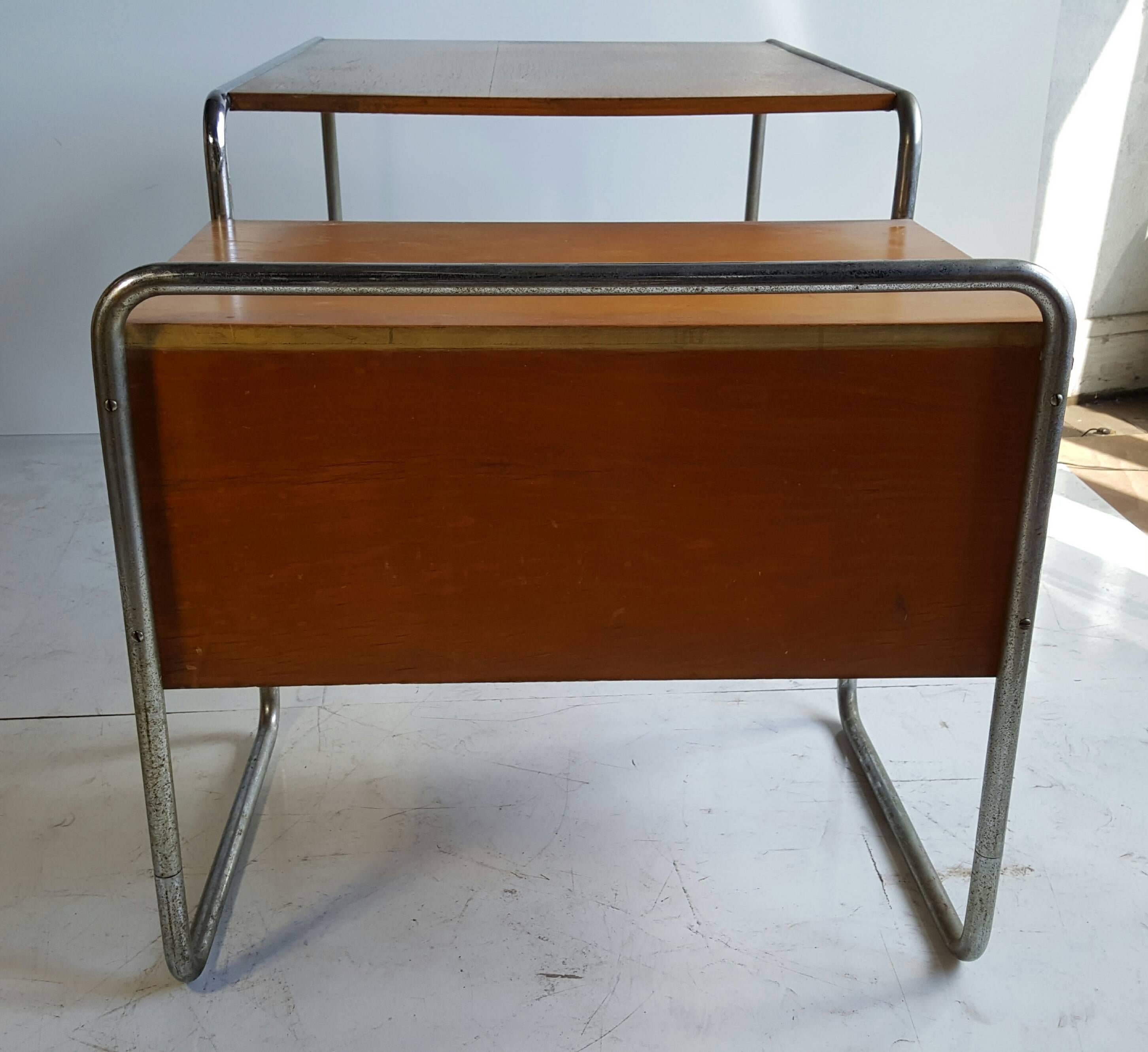 Rare and Important Marcel Breuer Bauhaus Desk for Thonet, 1930s In Good Condition In Buffalo, NY
