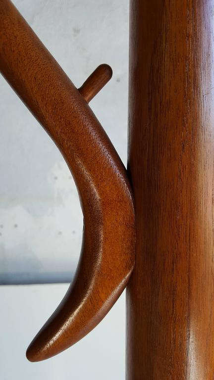 Mid Century Modern Sculptural Coat Stand For Sale at 1stdibs