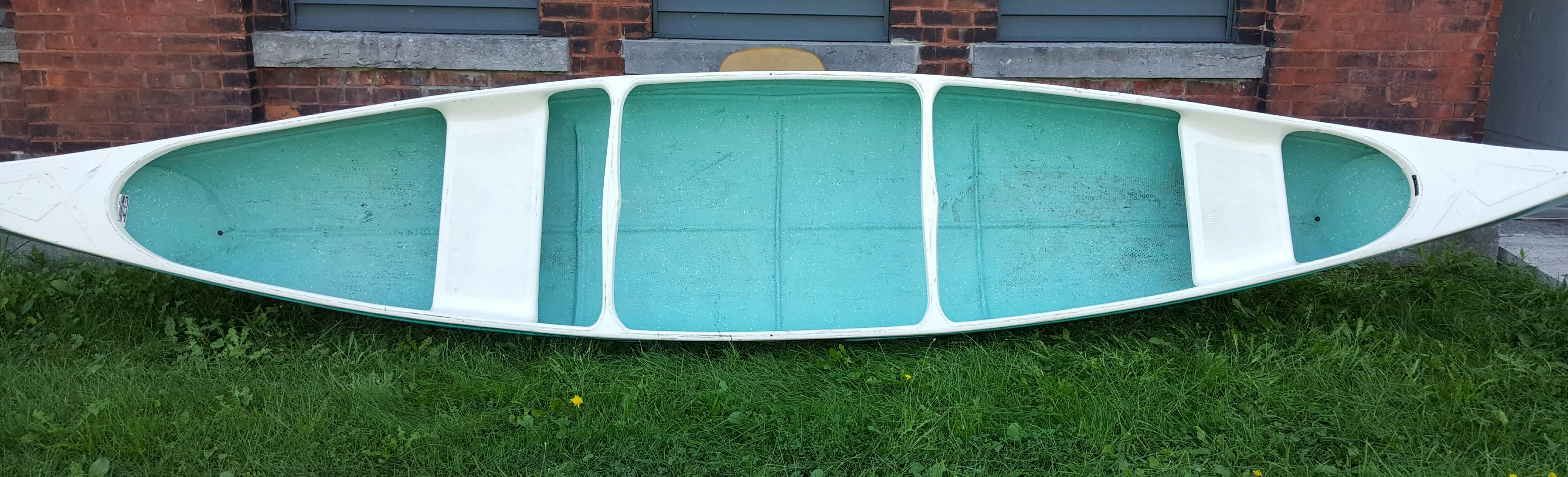 MidCentury Modern 'Core Craft' Turquoise Fiberglass Canoe at 1stDibs core craft canoe for