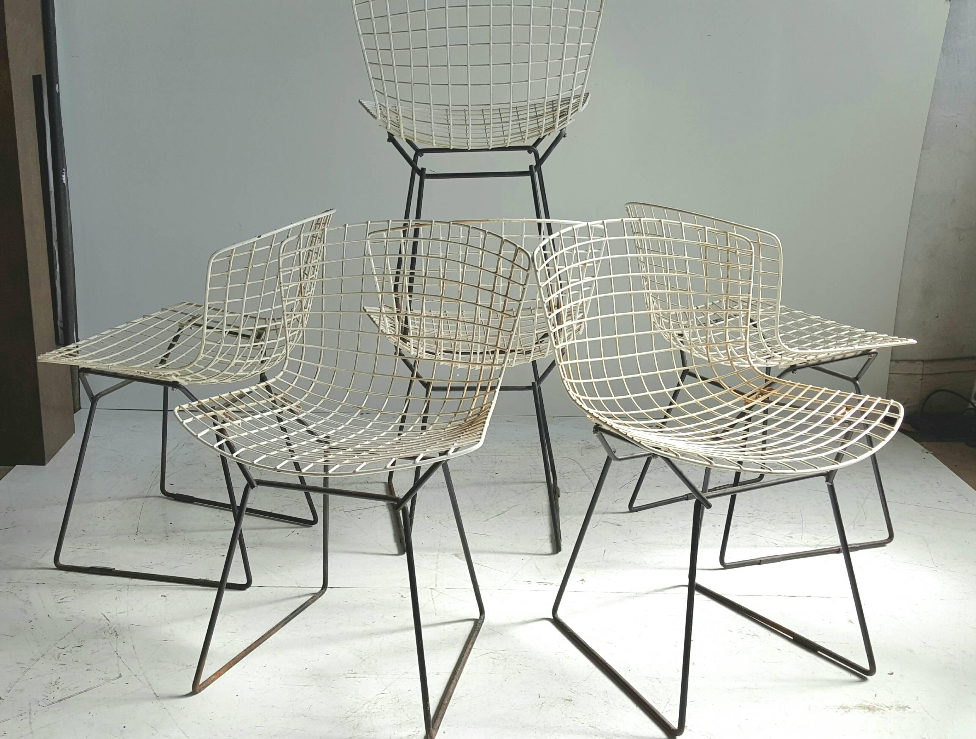 harry bertoia wire chair