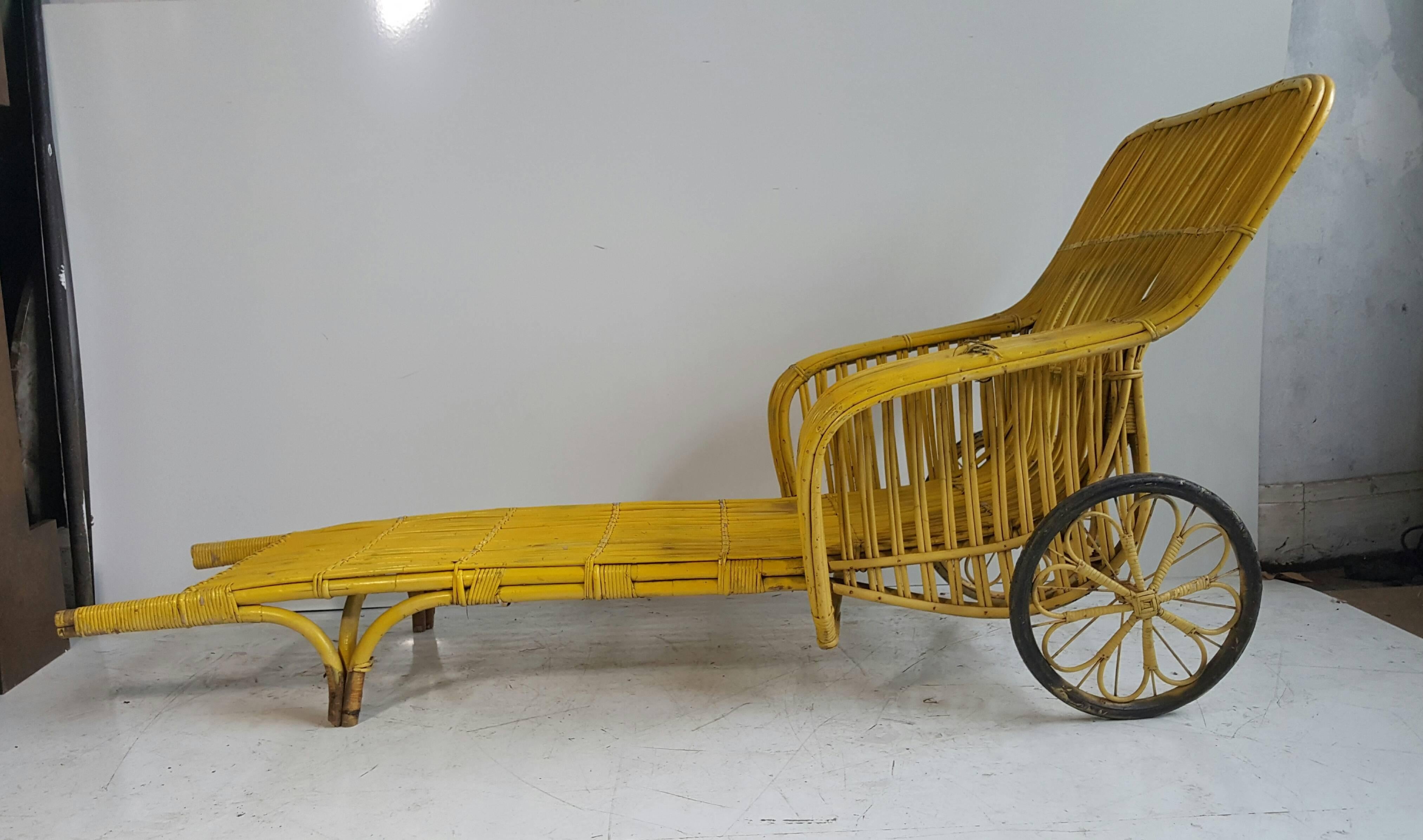 Pair of Unusual Art Deco 'Rickshaw