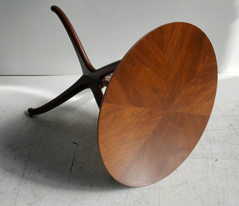 MidCentury Modern Sculptural Walnut Occasional /End Table Heritage