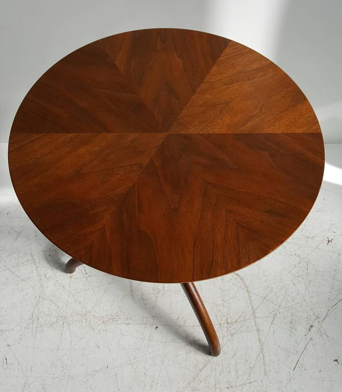 MidCentury Modern Sculptural Walnut Occasional /End Table Heritage