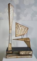 Large Modernist Abstract Sculpture, Wire Rod and Stolit Manner of Lynn Chadwick