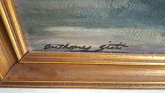 Oversized Oil on Board Portrait Painting by Buffalo NY Artist Tony Sisti