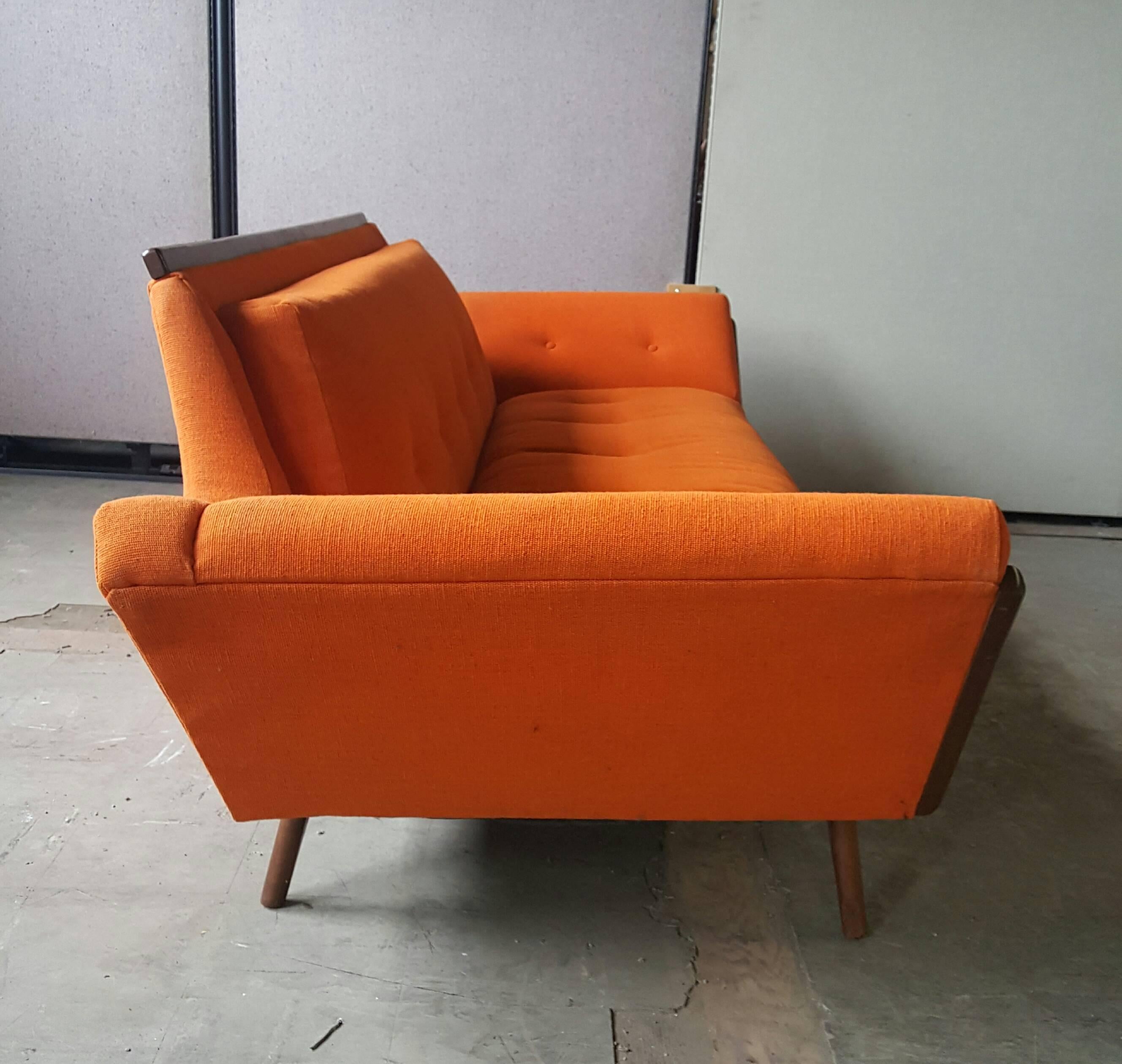 mid century gondola sofa