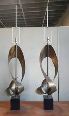 Harry Balmer Sculptural Lamps "Ribbon" for Laurel