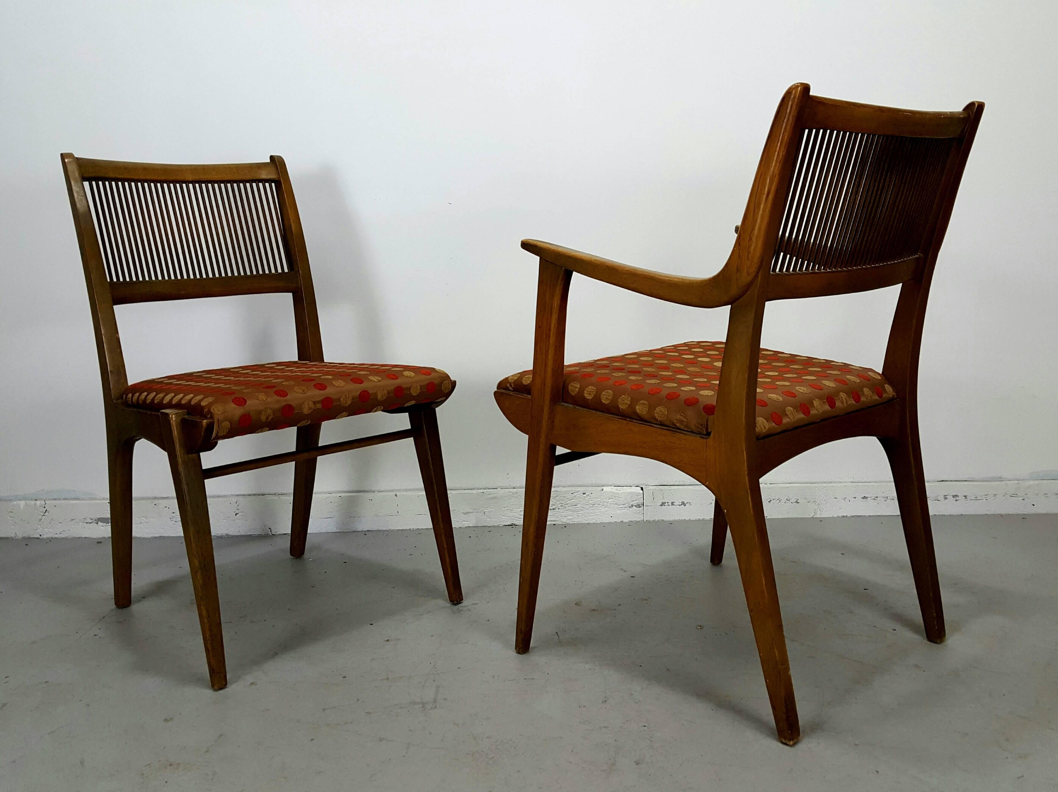 drexel profile dining chairs