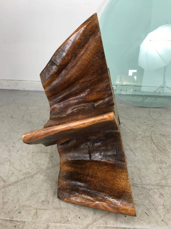 Unusual Organic Cyprus Root and Glass Coffee Table at 1stDibs